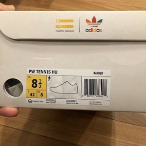 Pharrell Williams Shoes Adidas HU Tennis White Gre